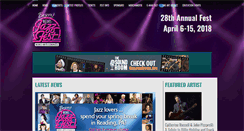 Desktop Screenshot of berksjazzfest.com